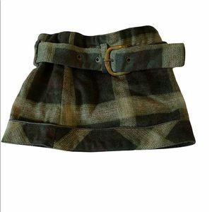 Beautiful Army Color Girl Skirt